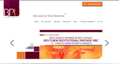 Desktop Screenshot of bpuinvestments.com
